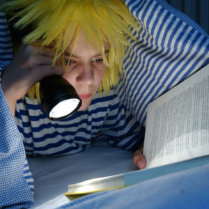 reading in the dark